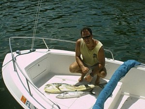 The Outdoors Guy with a small Dolphing and a King Mackerel