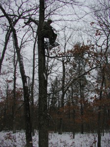 The Outdoorsguy hard at work