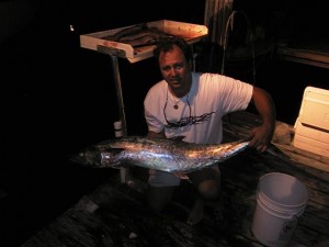 Noah Van Hochman with a Florida King Mackerel